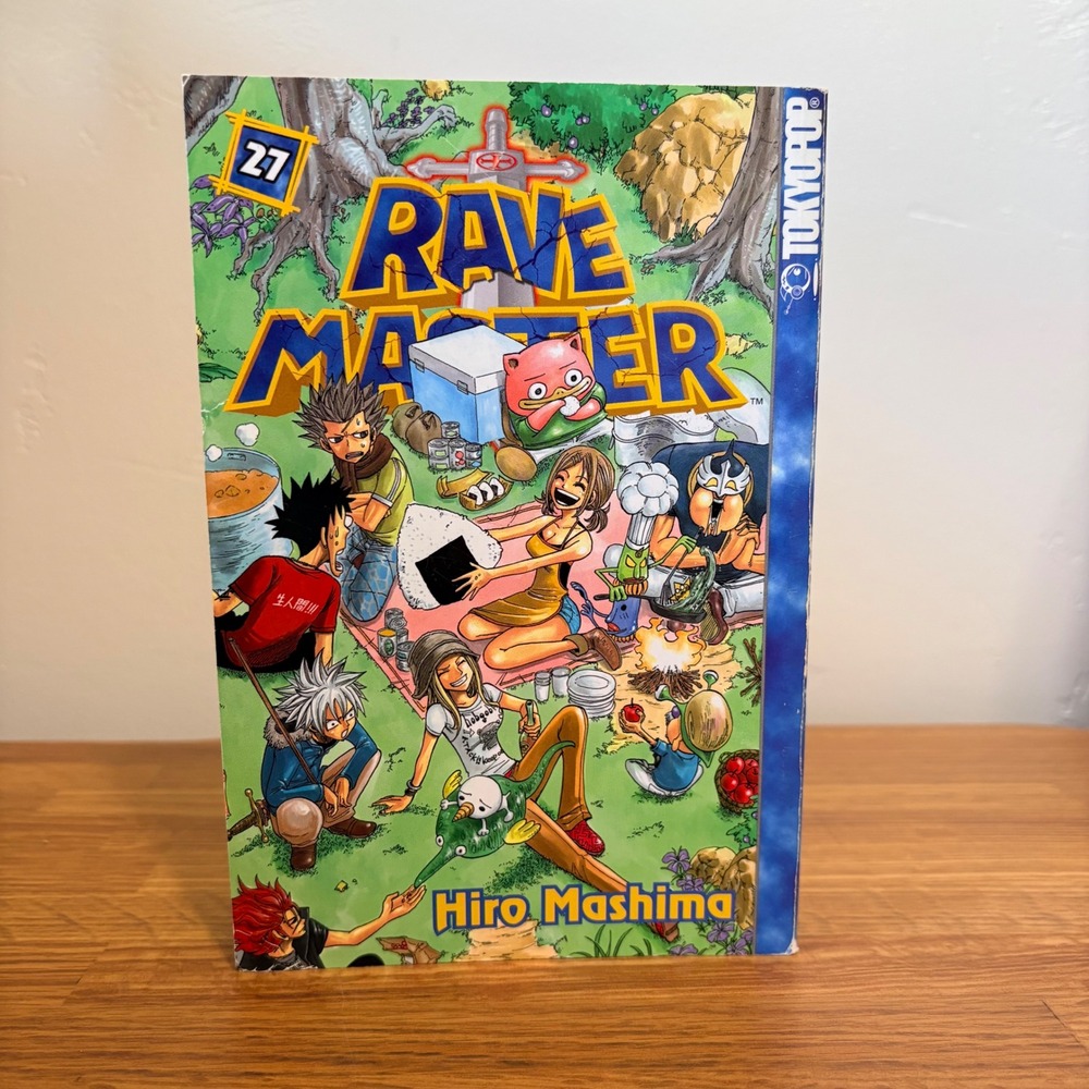 Rave Master Volume 27 Mashima 1st Printing English Manga Paperback OOP